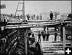 Construction du bassin no 4 — Canal de Lachine
