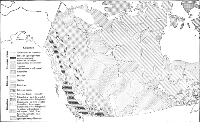 Géologie de l'ouest du Canada, 1927.