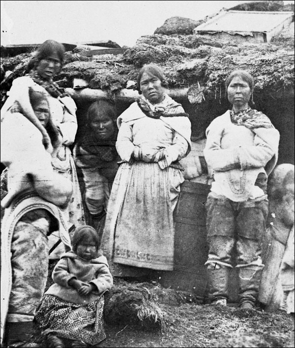Group of Inuit Women and Children