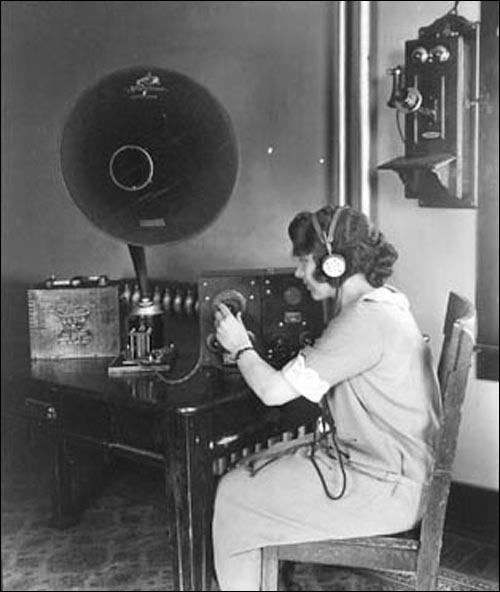 Radio operator, Lacombe, Alberta