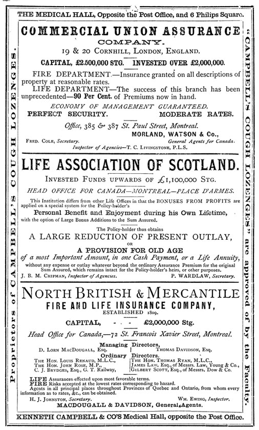 Commercial Union Assurance / Life Association of Scotland / North British and Merchantile