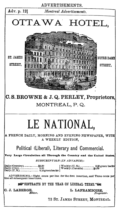 Ottawa Hotel / Le National