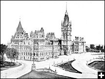 Houses of Parliament, Ottawa, Canada, 1914