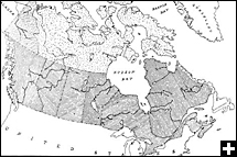 Canada in 1914, showing the extension of boundaries of Quebec, Ontario and Manitoba, as effected in 1912 