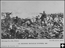 La seconde bataille d’Ypres, 1915