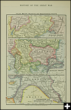 Map, Italian, Balkan, Palestine and Mesopotamian, Front 