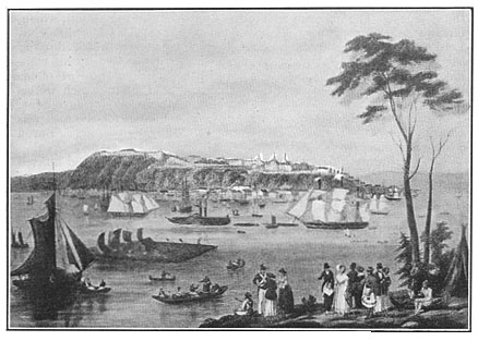 Vu de Quebec en 1839