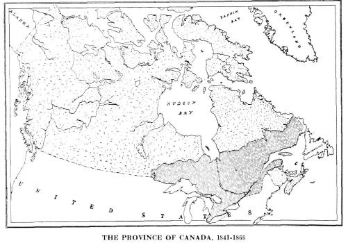 The province of Canada, 1841 to 1866