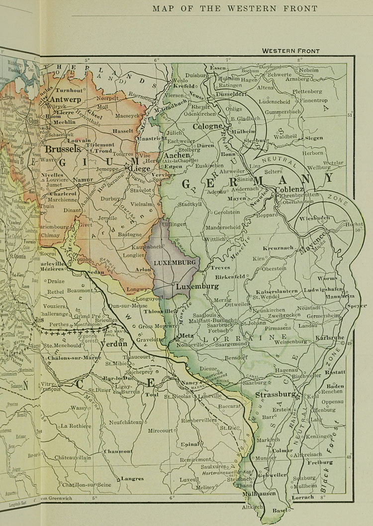 Map, Western Front, page 2