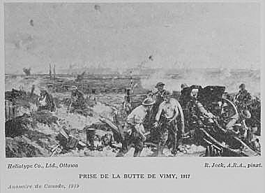 Prise de la butte de Vimy, 1917